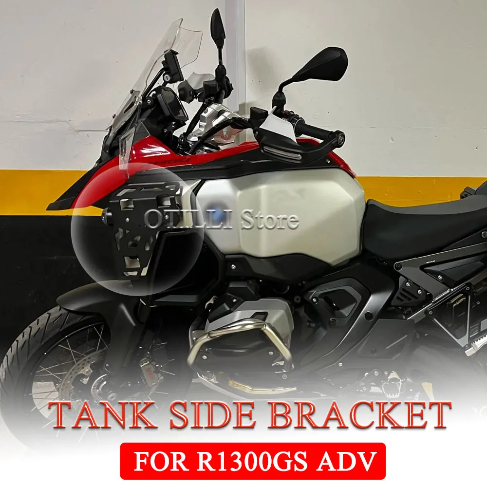 

New Motorcycle Luggage Rack For Tank Cover Rack Storage Box Support Black Left Right For BMW R1300GS Adventure R 1300 GS ADV
