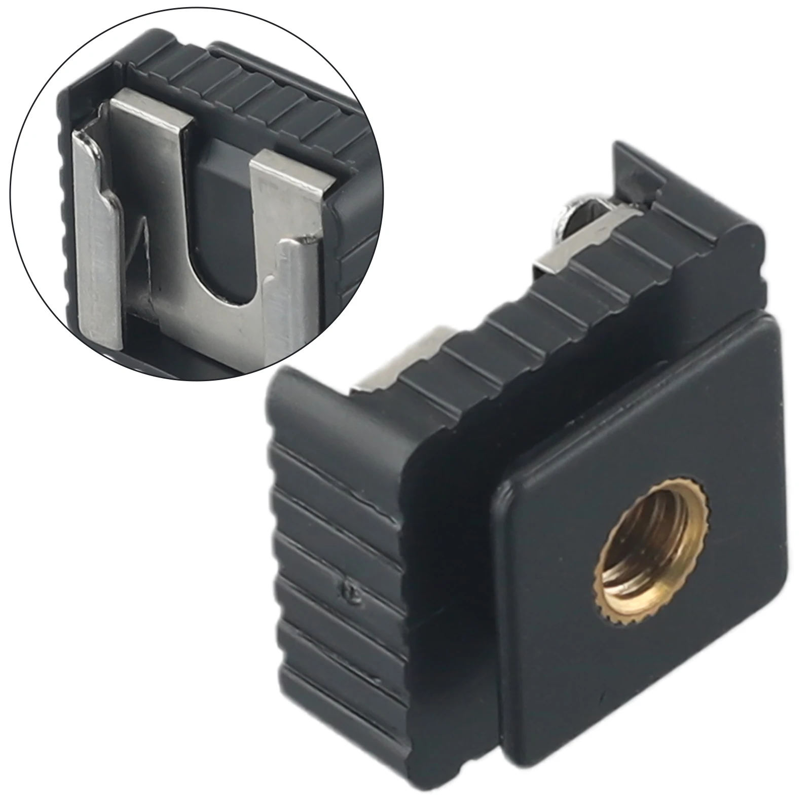 1 Pcs Mount Adapter To Cold Shoe Mount Adapter Base With1/4 For Camera Cage Flash LED Light Microphone Accessory