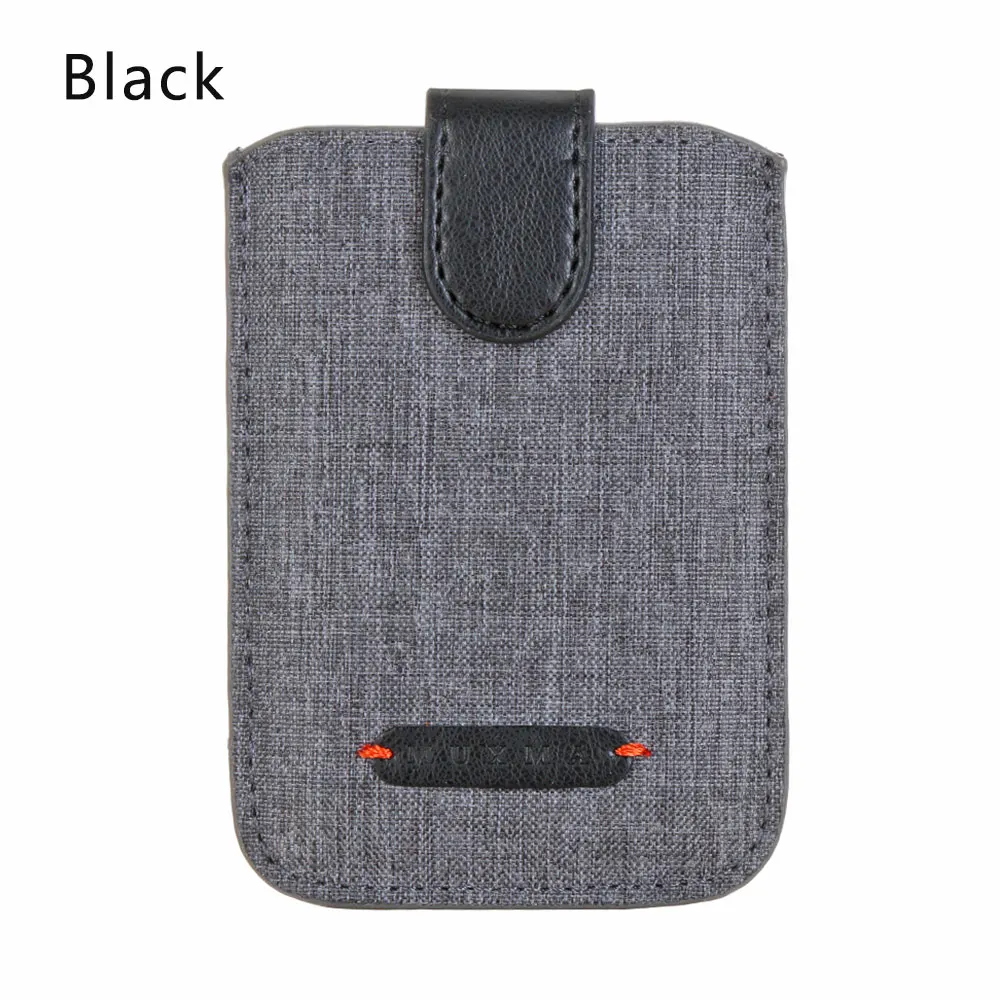 หนัง PU สากล 5 ดึงผ้าใบโทรศัพท์กระเป๋าสตางค์กระเป๋า RFID การปิดกั้นผู้ถือบัตรเครดิตกระเป๋าบัตรเครดิต