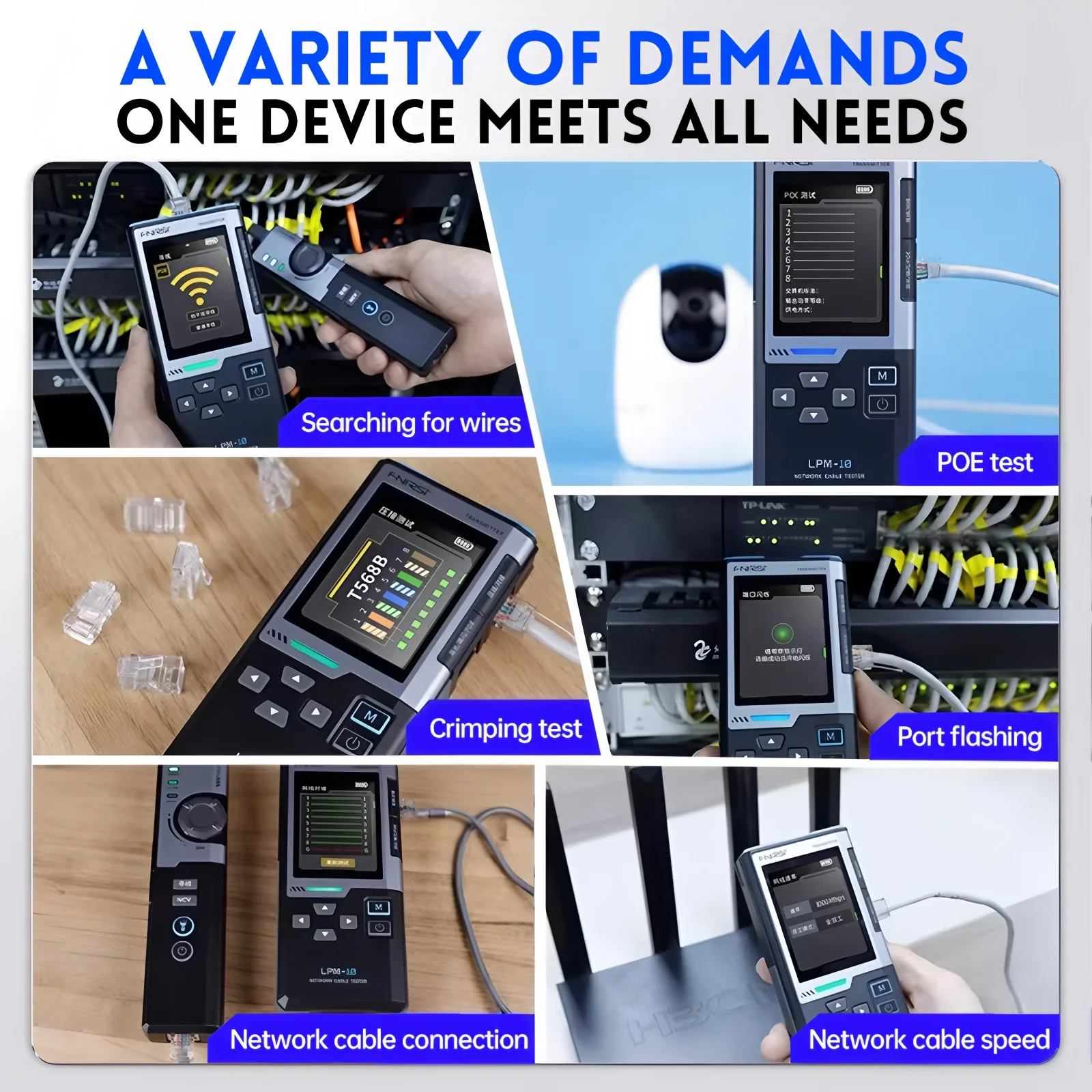 FNIRSI LPM-10A Multifunctional Line Finder Network Cable