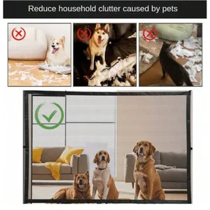 عبقر شبكة سحرية الأليفة السياج ، بوابة الحراسة الآمنة ، الضميمة الأمنية ، الأسوار القابلة للطي ، لوازم الأليفة أعلى 12 مبيعات سياج - No7