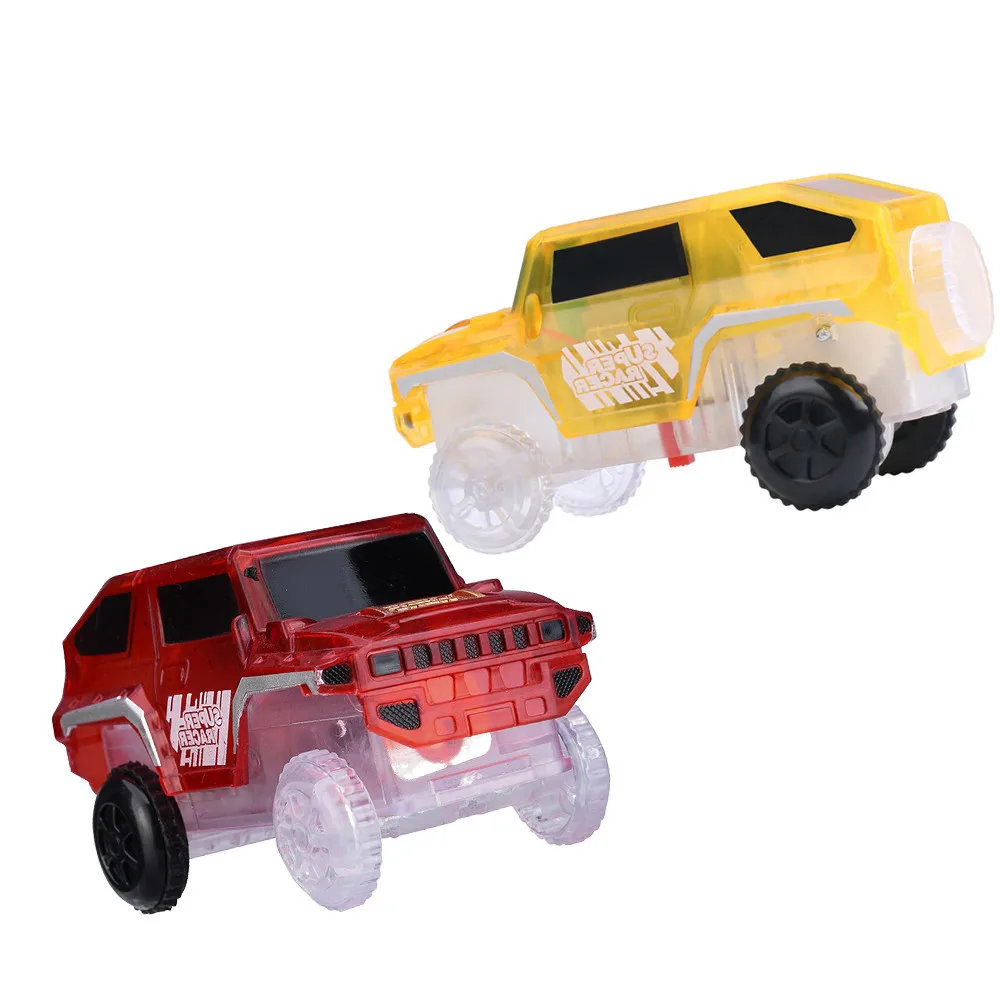 Electronics Special Car for  Track Toys With Flashing Lights Educational