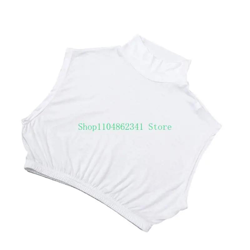 5As chèn cổ áo mùa đông ấm áp áo cổ bình thường mặc quần áo có thể tháo rời