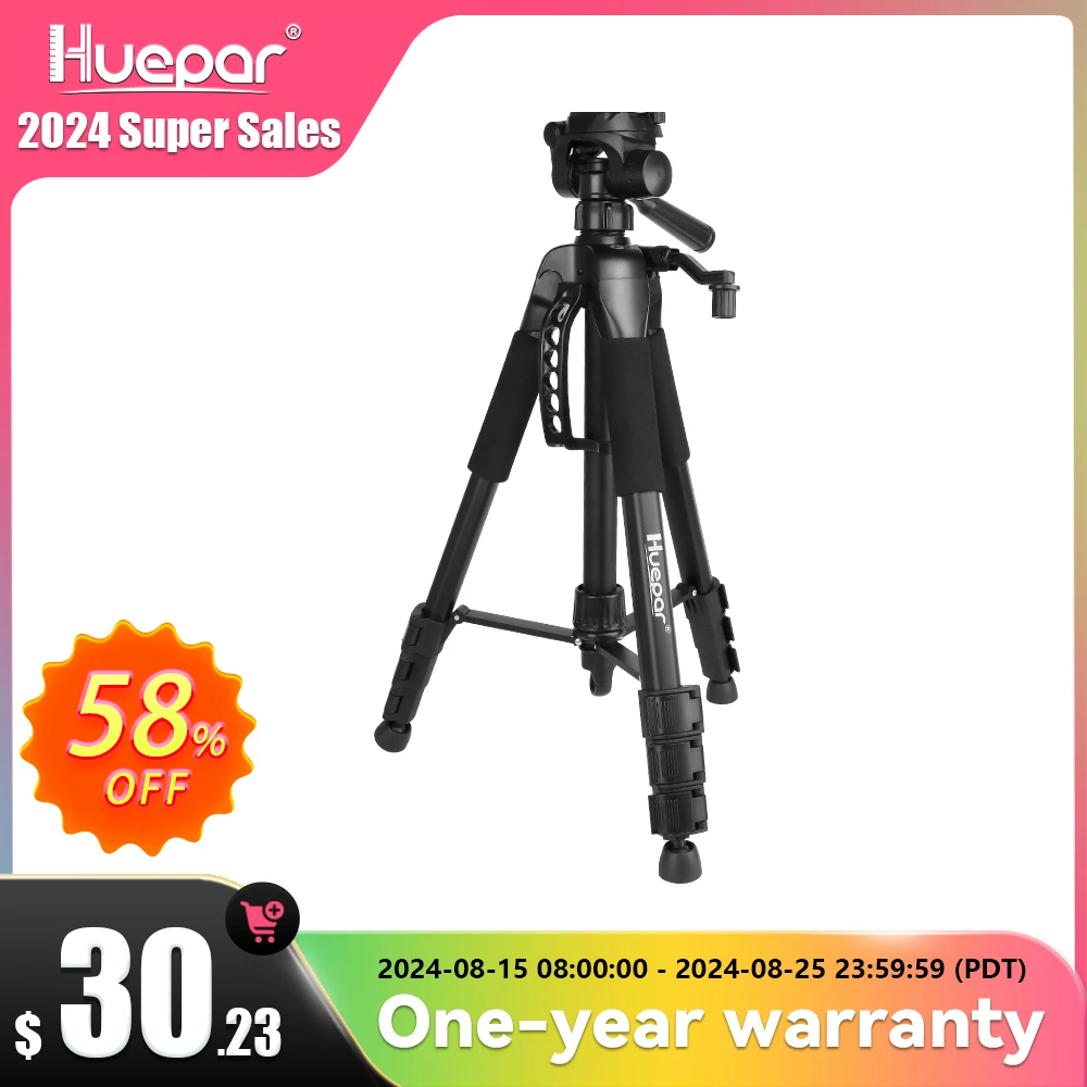 huepar multi function travel camera tripe nivel laser ajustavel 3 way cabeca giratoria pan cabeca bolha tpd14a 56 143 centimetros 01