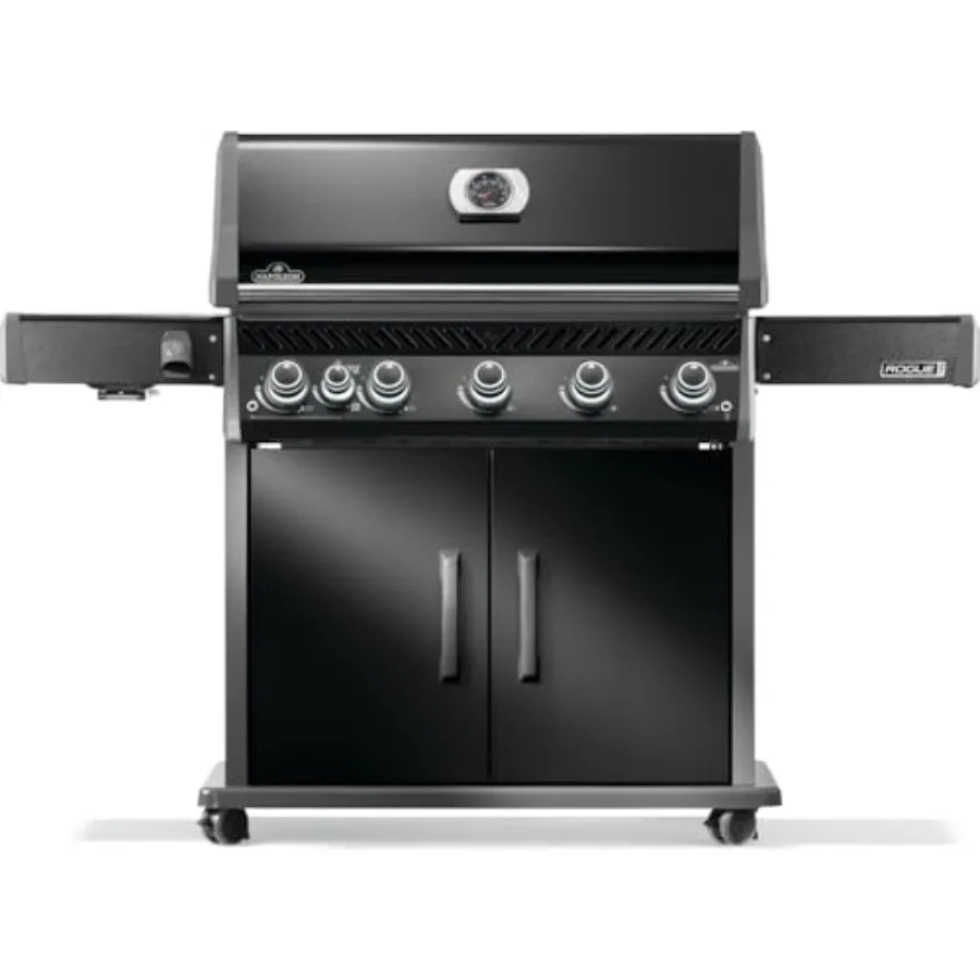 

Газовый гриль Rogue PRO 625 с инфракрасной боковой горелкой, черный, прочный, 6-горелочный, для заднего двора