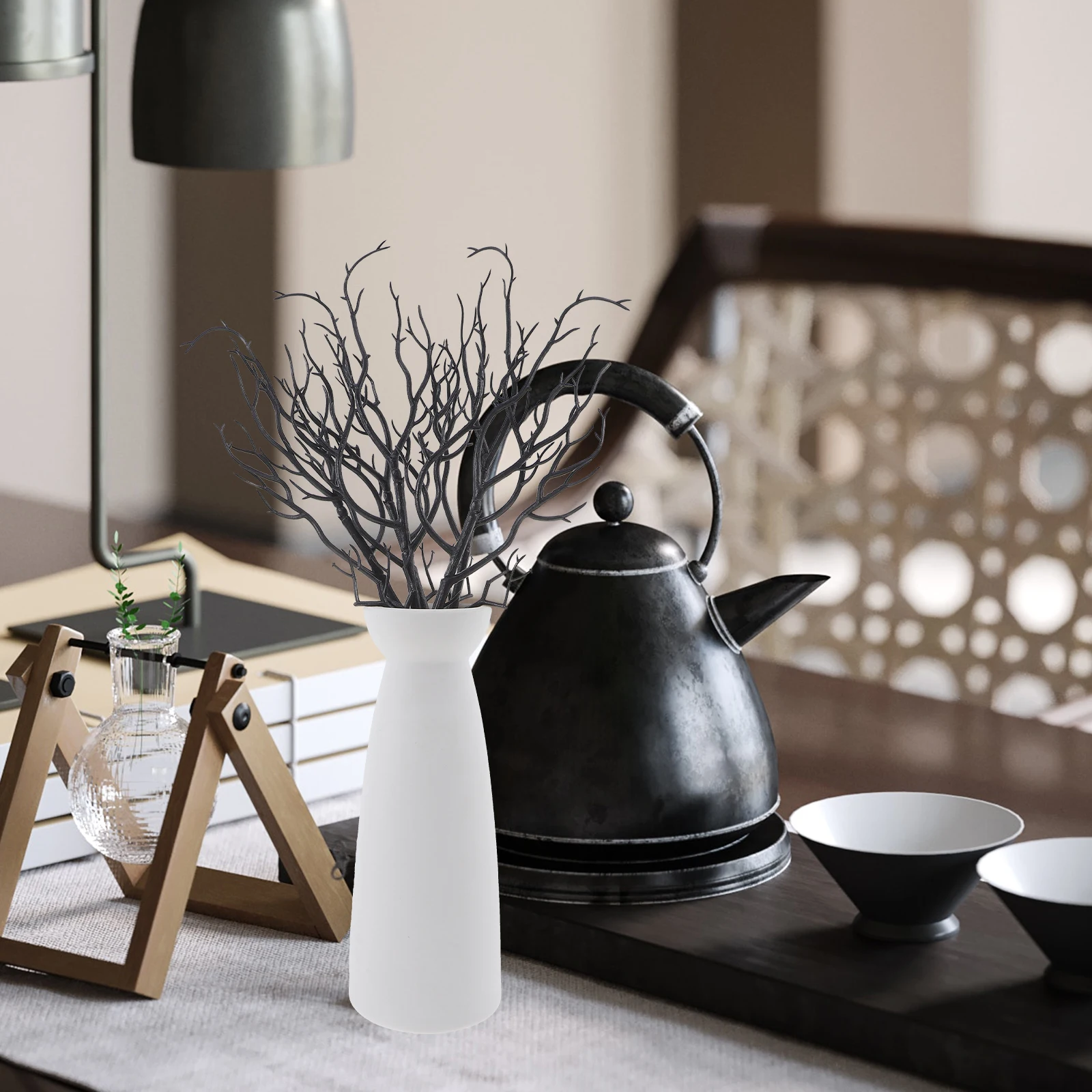 

12Pcs Artificial Antler Dried Tree Branches Lifelike Texture Versatile Design Home Fake Plants DIY Craft Branches Party Supplies