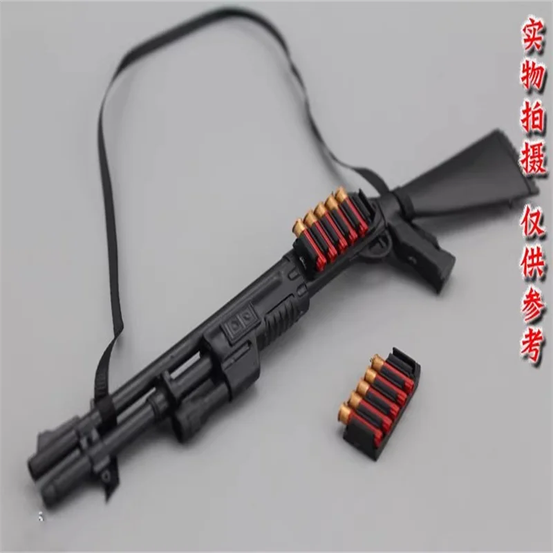 

1/6 Scale Soldier Scene Accessories 17CM Weapon Shotgun Plastics Static Model Toy Fit 12'' Action Figure Body In Stock