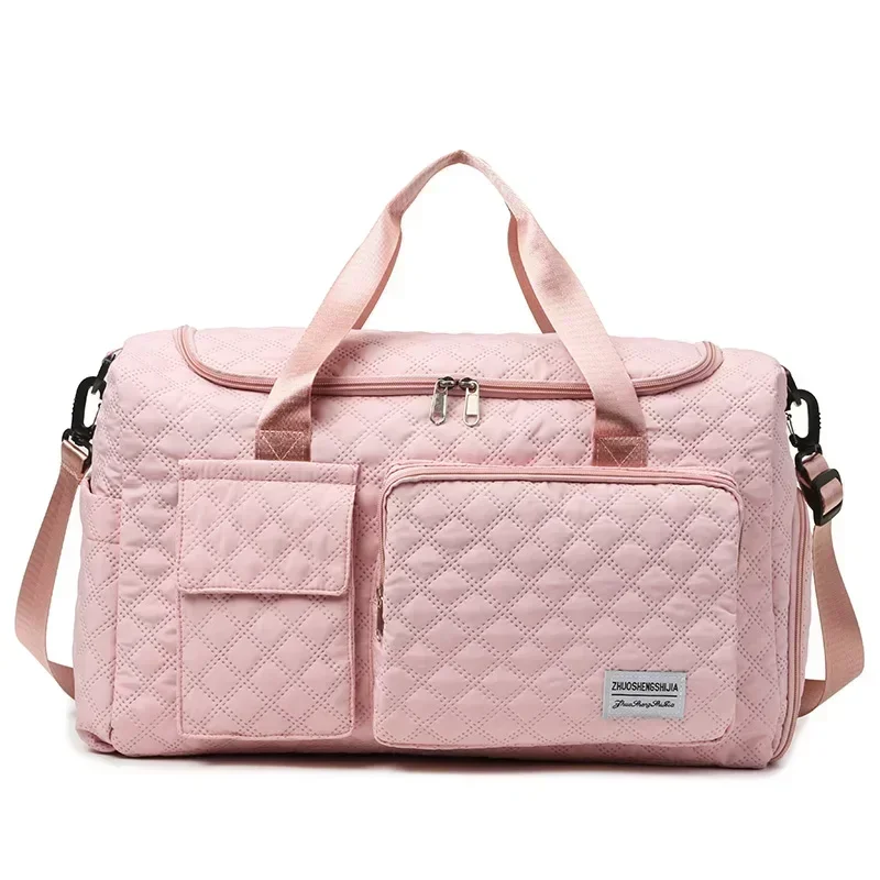 Oxford Solid Color Women's Travel Bags Zipper on Sale 2024 Hot Sale High Capacity Simplicity Multiple Pockets Free Shipping