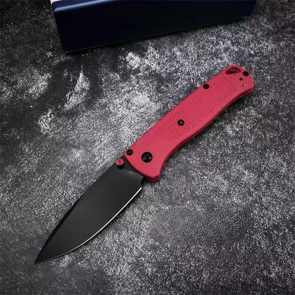 5 Colors BM Bugout 535 EDC Folding Pocket Knife 440C Blade Nylon Fiber Handle Portable Hunting Outdoor Self-defense Camping Tool