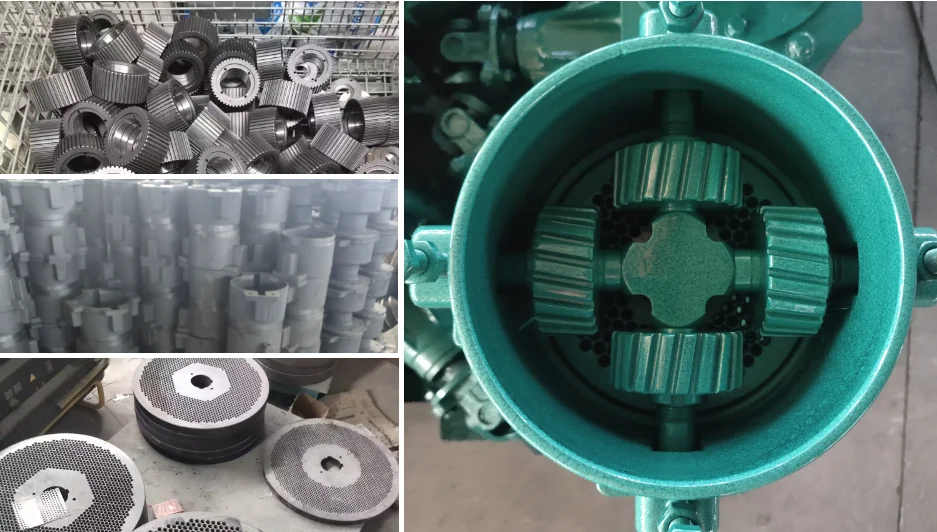 Hot Selling Pig Chicken Cattle and Sheep  Animal  Feed Pellet Machine Diesel Engine