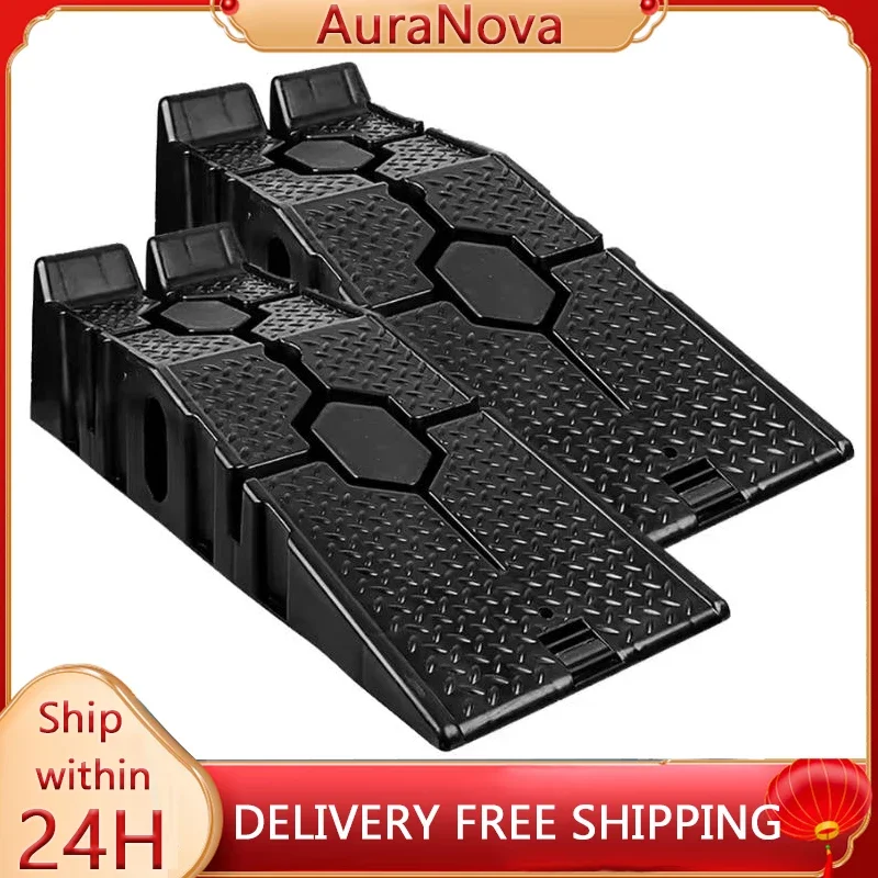 

1 пара черных 2500 кг сверхмощных автомобильных пандусов длиной 900 мм, противоскользящая рабочая рампа, автоматическая замена масла, ремонт, обслуживание, домкрат, подъемные инструменты