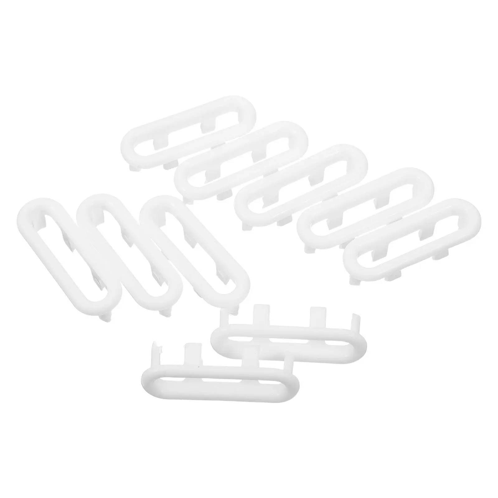 

10 шт. Овальные белые декоративные заглушки для слива раковины в ванной, защита от перелива для умывальников и кухонных раковин