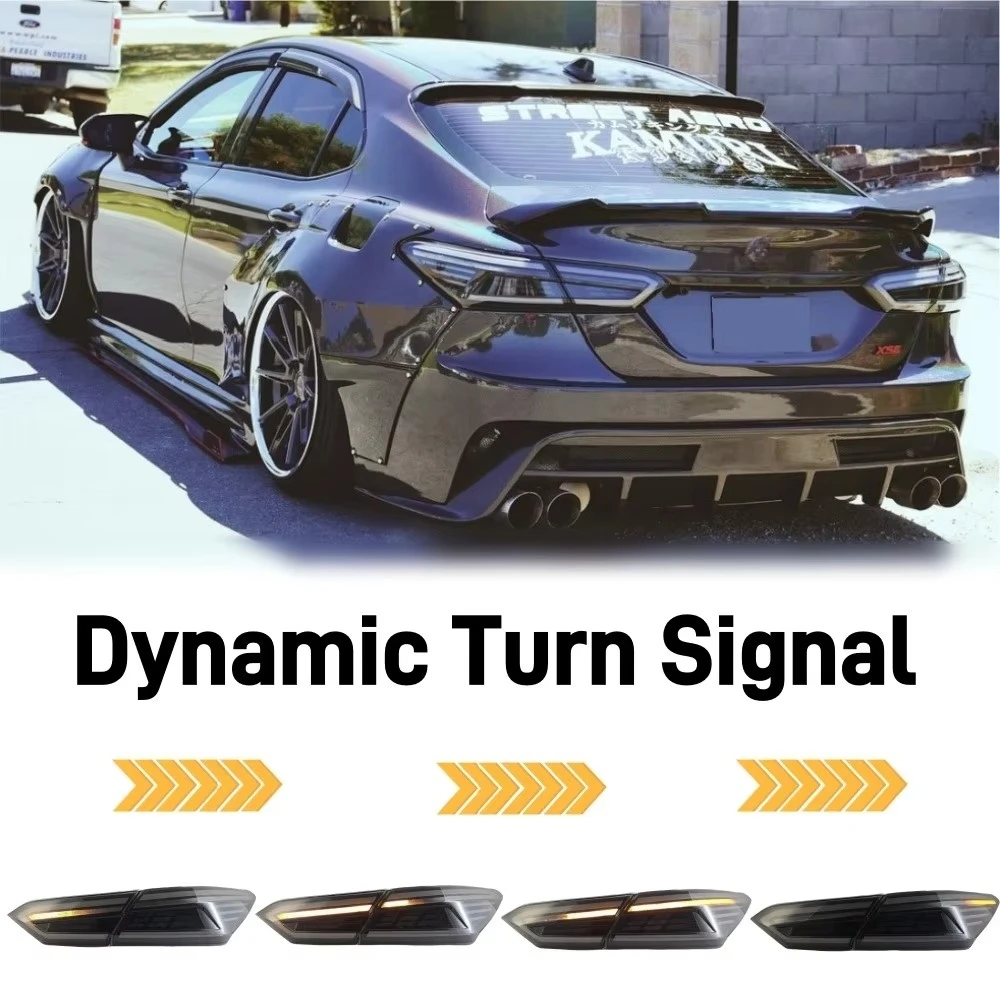 Car Led Tail Lamp Modified Led Tail Light for Toyota Camry Taillight 2018 2019 - view 4