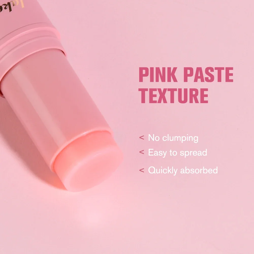 Bálsamo Multiusos Coreano con Colágeno en Barra Rosa, Crema Multiusos para Piel Opaca, Cosméticos para el Cuidado de la Piel