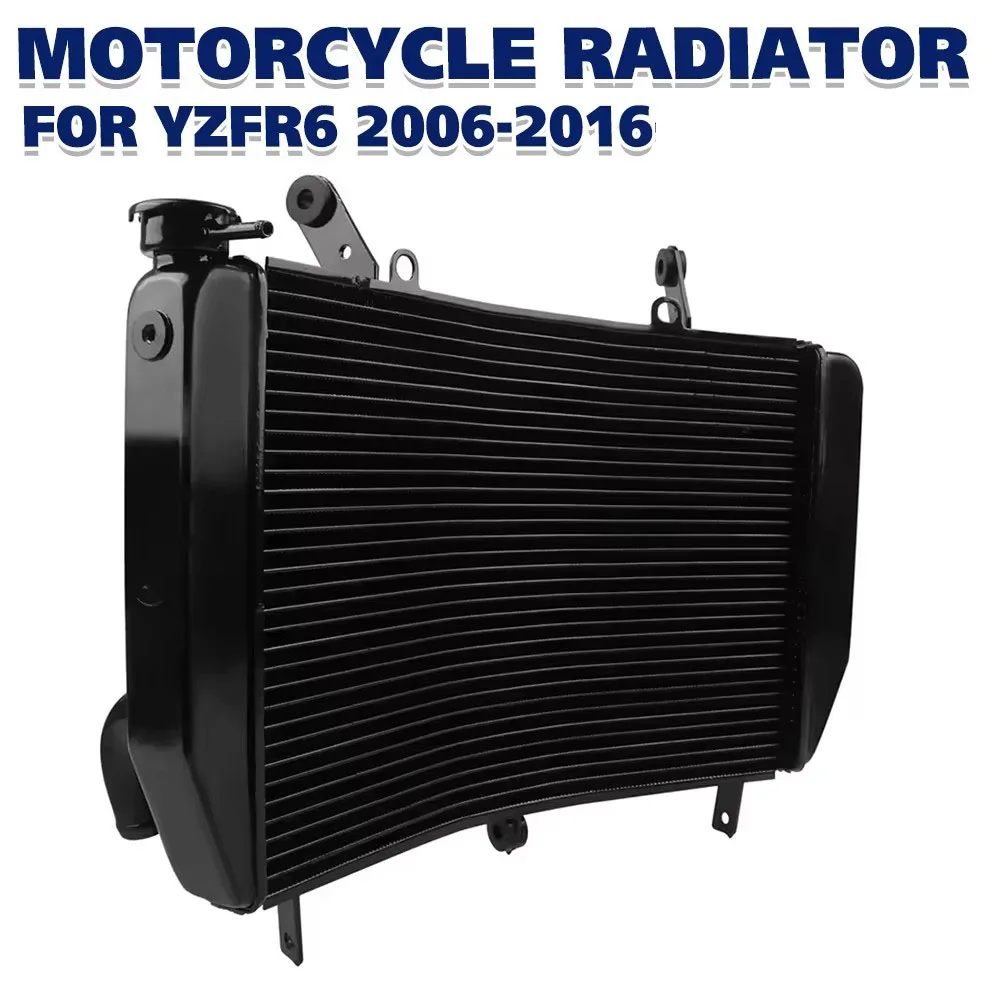 YZFR6 Motorcycle CNC Engine Radiator For Yamaha YZF R6 2006-2016 2015 2014 Oil Coolant Cooling Cover Engine Water Tank YZF-R6