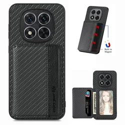 For Redmi Note 14 Pro 5G Anti-theft Wallet Leather Case for Xiaomi 15T Pro 14T Magnet Card Funda Redmi Note 14 Pro Plus 15 T 13