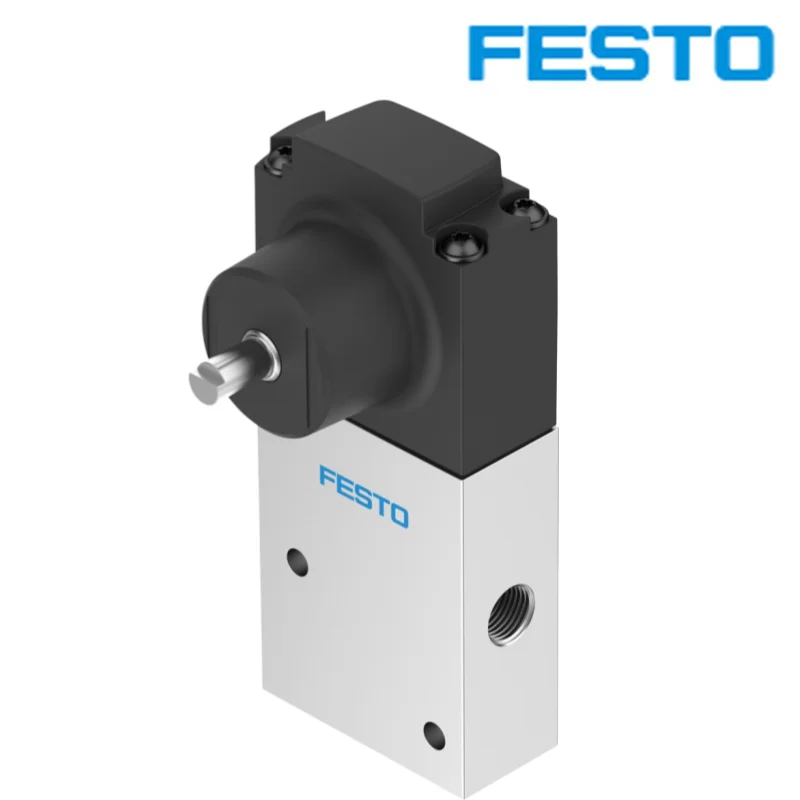FESTO Swivel lever valve 8048972-VMEF-VRT-M32-M-G14 series Genuine 3/2-way, single solenoid high-performanc Swivel lever valve