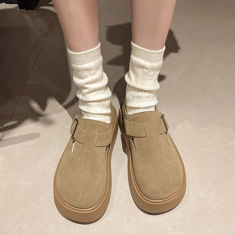 Slip On Shoes For Women Clogs Platform Autumn Female Footwear Slip-on Summer Moccasin Creepers Fall Dress Slip On Shoes For Wome