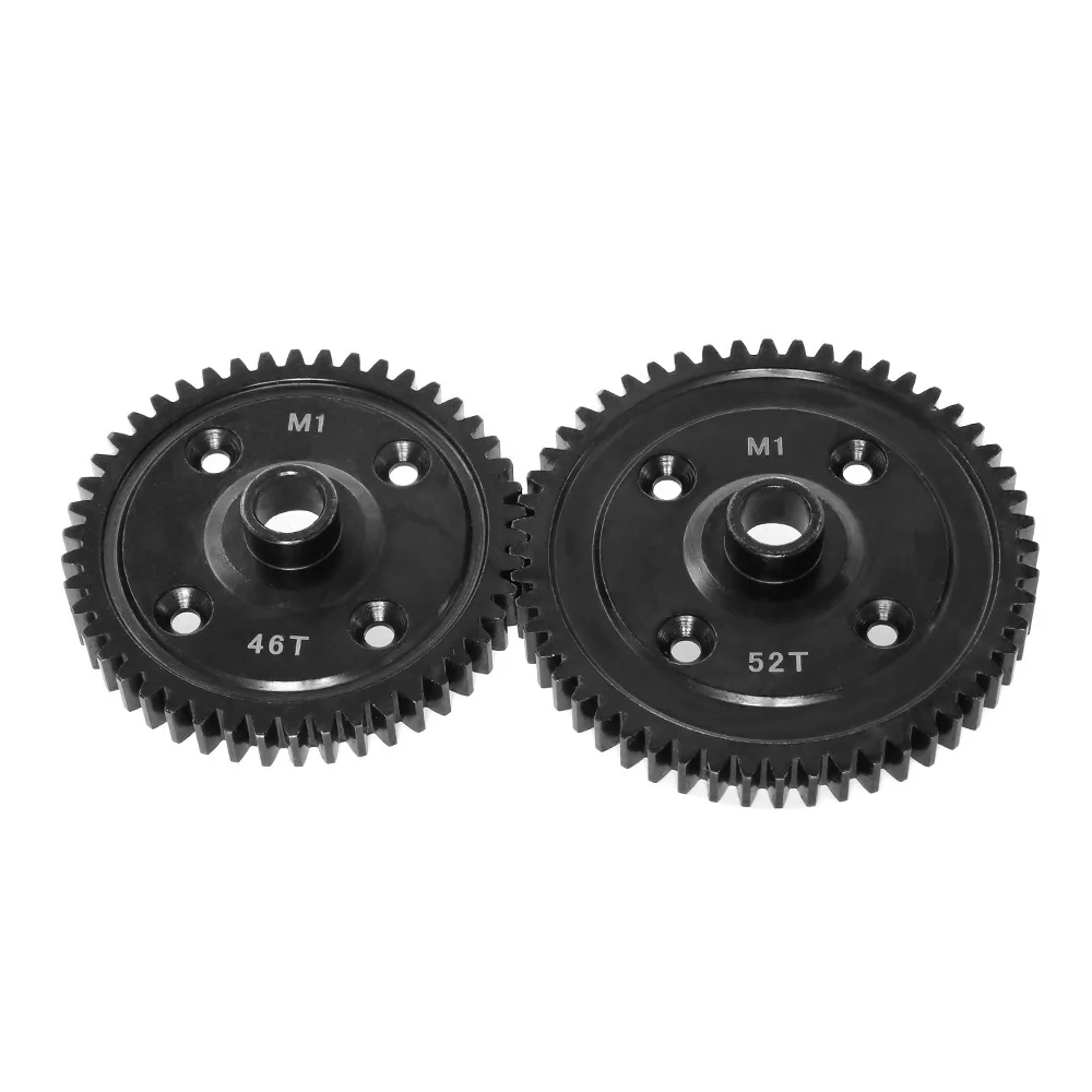 Steel Metal 46T 52T M1 Spur Gear Main Gear for Trxs Sledge 1/8 RC Car Upgrade Parts Accessories