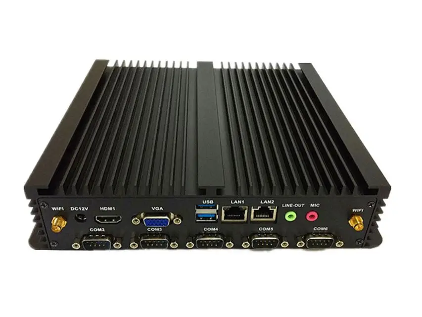Industrial Grade Dual LAN Fanless Mini PC Intel Core I5/i7 Soft Router Gateway Firewall Mini Computer for Network Security