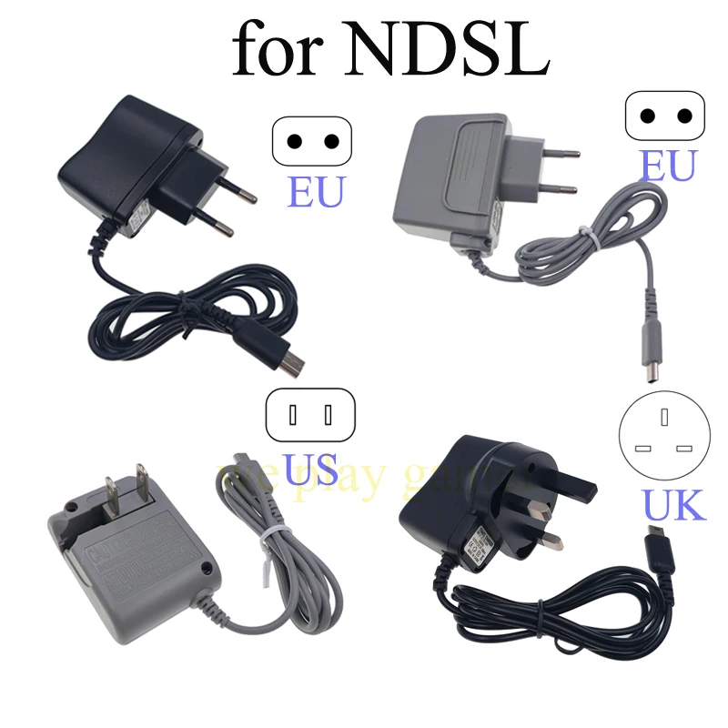 1-10 Uds UE/EE. UU./Reino Unido enchufe hogar viaje cargador de pared adaptador de corriente para Nintendo DS Lite NDSL cargador adaptador de corriente alterna
