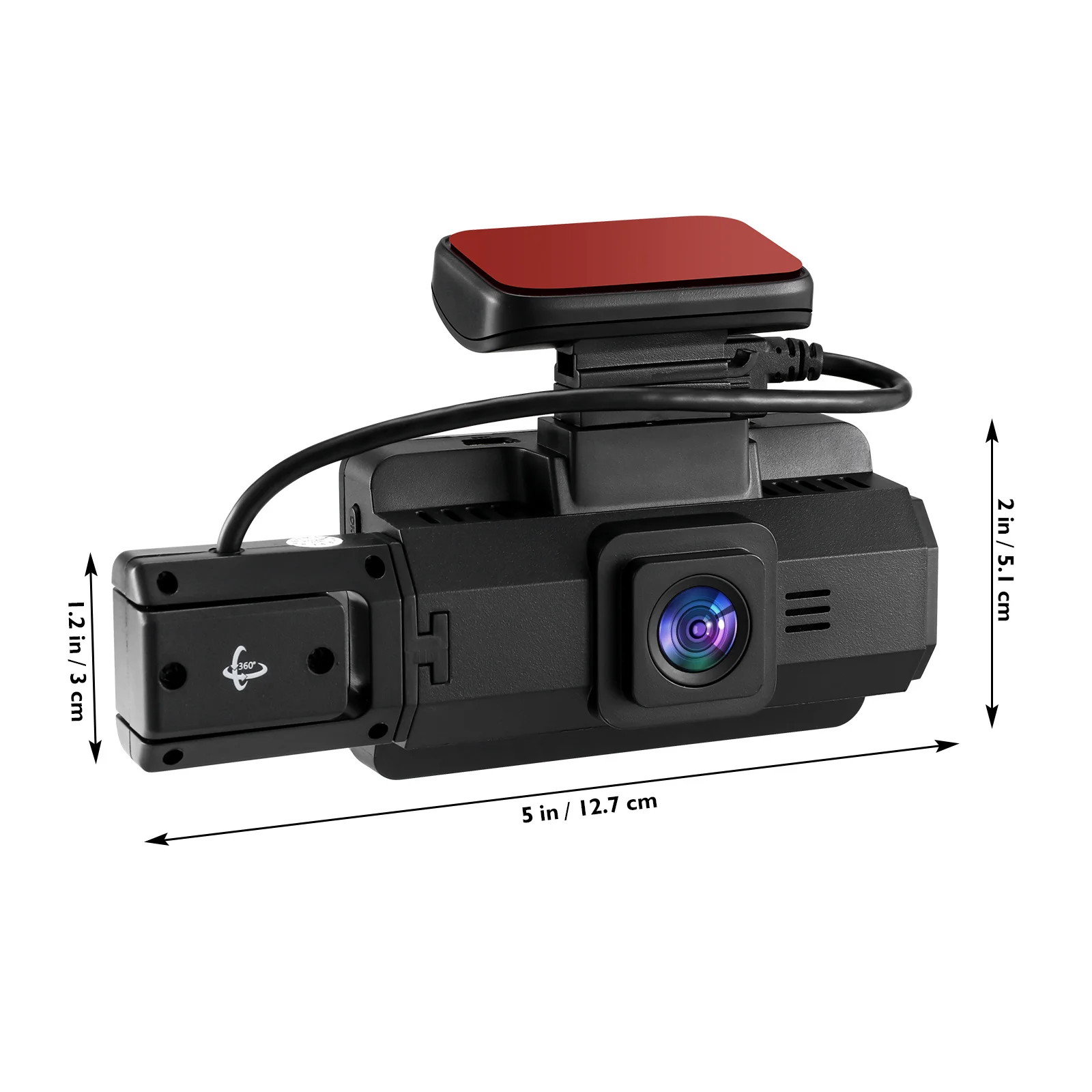

Dual Camera Dash Cam 1080P Front Rear Recording Wide Angle Driving Recorder Hd Night Vision Waterproof Loop G-Sensor Parking