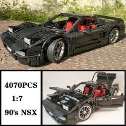 4070PCS 90's Honda NSX 1:7 MOC-30093 Classic Super Car Building Block Bricks DIY Toys for Kids Gifts Boy 6 Cylinder Engine Toy