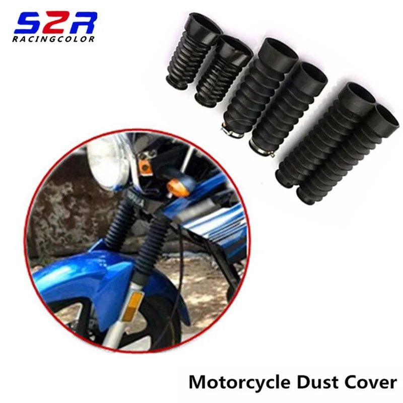 FOR SUZUKI KTM Kawasaki Front Fork Dust Cover 30mm 26mm Motorcycle Gaiters Gators Boot Shock Dust Guard for Off Road Dirt Bike