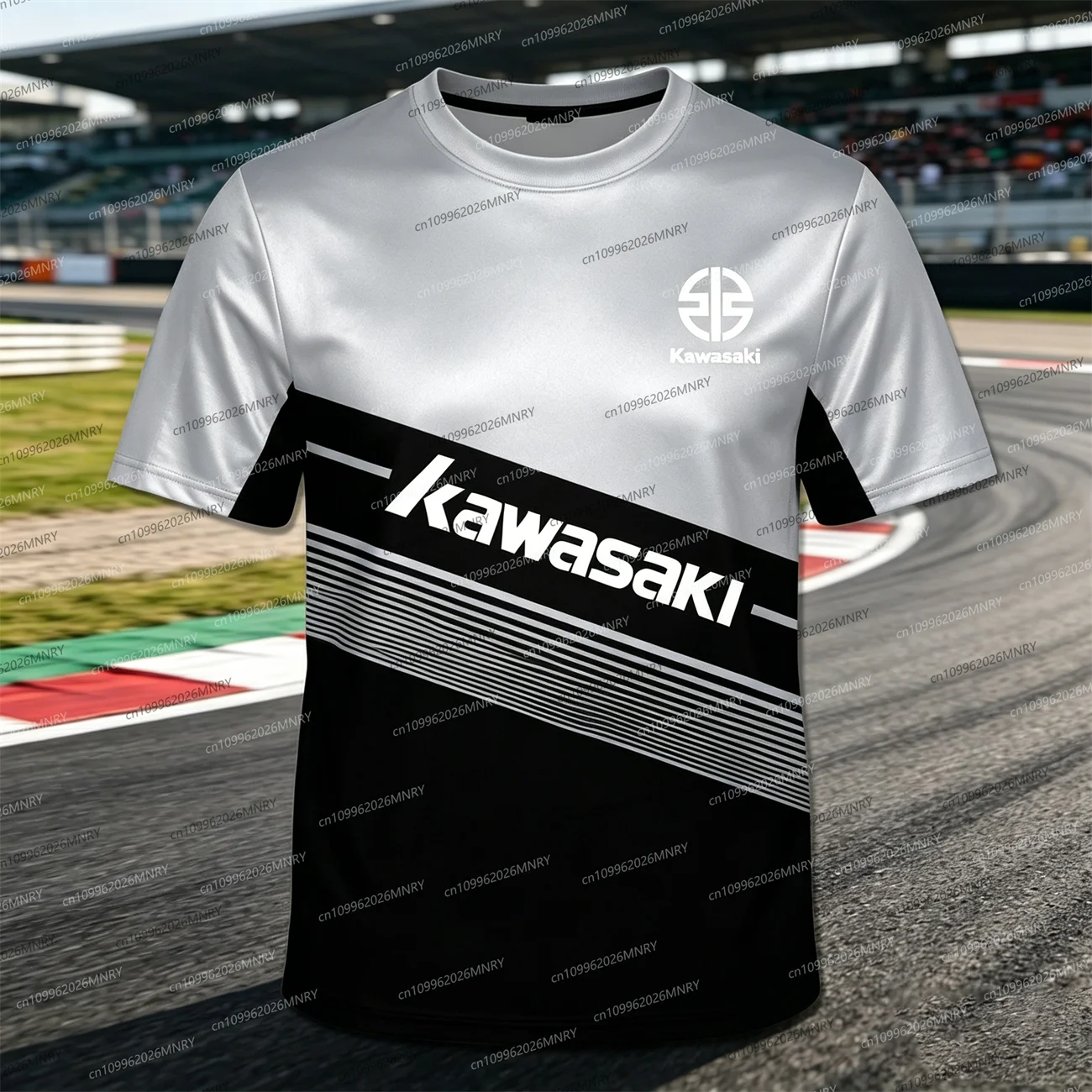

Kawasaki Motorcycle Racer Riding T-shirt men Summer men Short Sleeve Women T-Shirt Oversized Clothing Tops Men's clothing