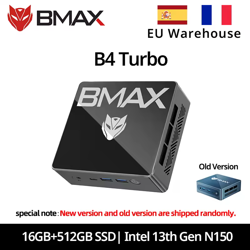 Mini PC compatto BMAX B4 Turbo Intel N150