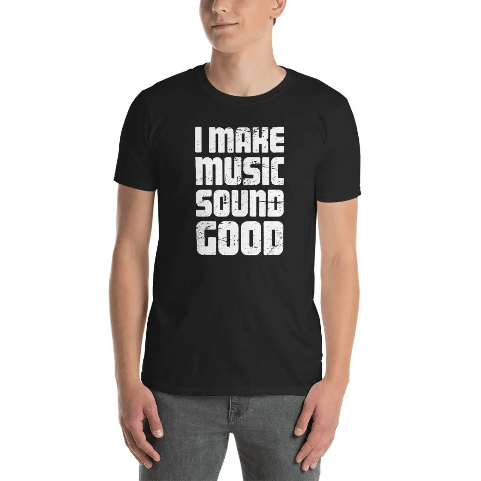 T-shirt drôle de producteur musical pour ingénieurs en enregistrement audio, vêtements vintage délavés pour homme, streetwear, vêtements de designer graphique, décontractés