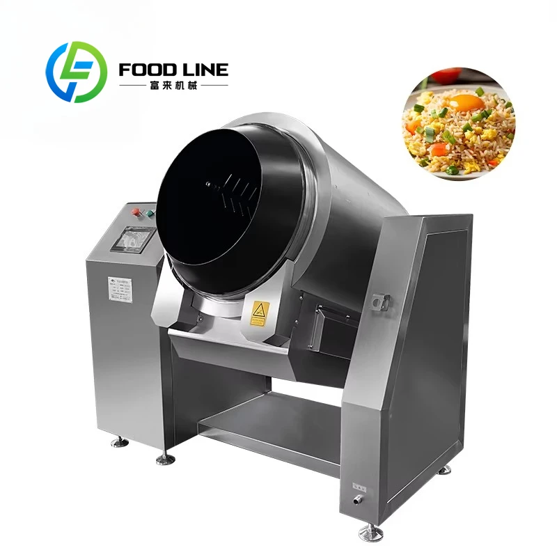 Customized Intelligent Multifunction Full Automatic Electric Gas Drum Stir Fry Robot Cooker Wok for Fried Rice