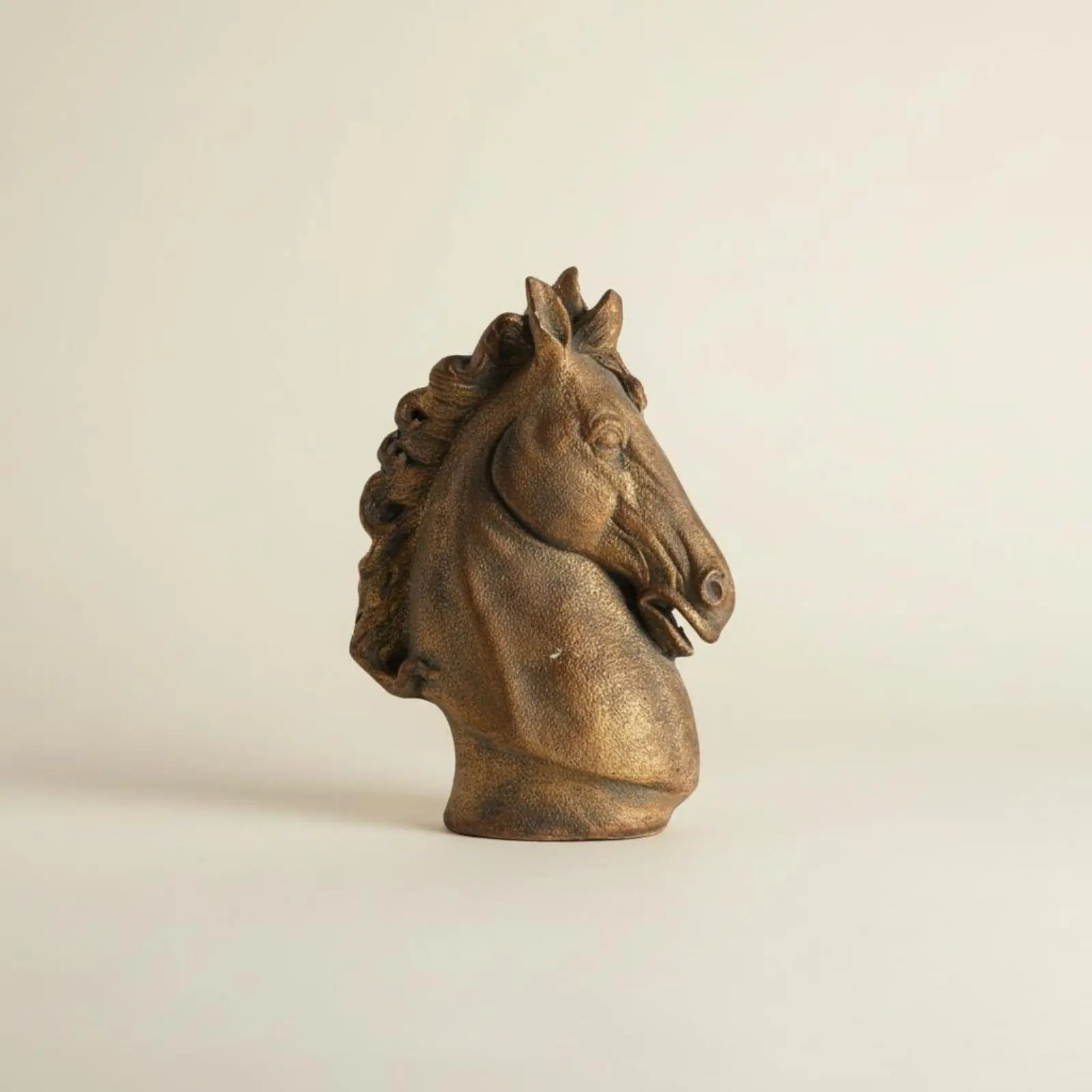 

Horse Head Statue European Design Horse Head Bust Table Ornament Antique Finish Home Decor Gift Idea for Entryway, Living Room