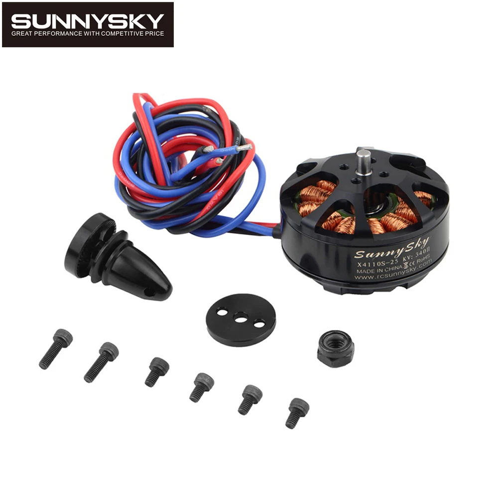 1pc Sunnysky x4110s 340KV 4S-6S Brushless Motor for Multicopter Quadcopter RC Airplane