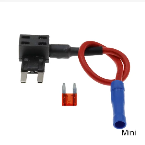 12V 24V MINI SMALL MEDIUM Size Car Fuse Holder Add-a-circuit TAP Adapter with 10A Micro Mini Standard ATM Blade Fuse