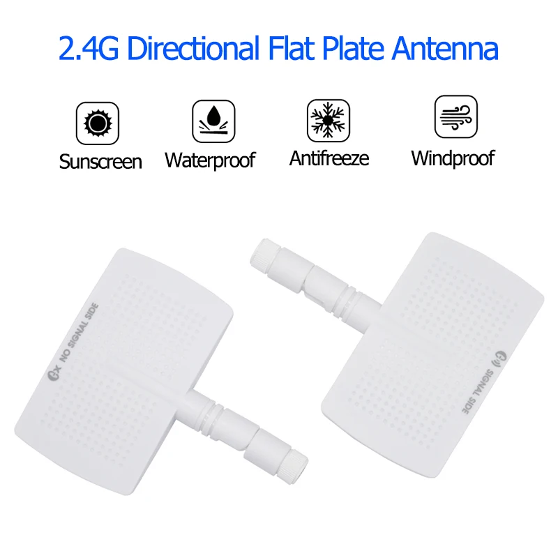 2.4G WiFi High Gain Directional Antenna 2400-2500MHz Indoor 18dbi Signal Booster Amplifier SMA RP-SMA for Wireless Route Modem