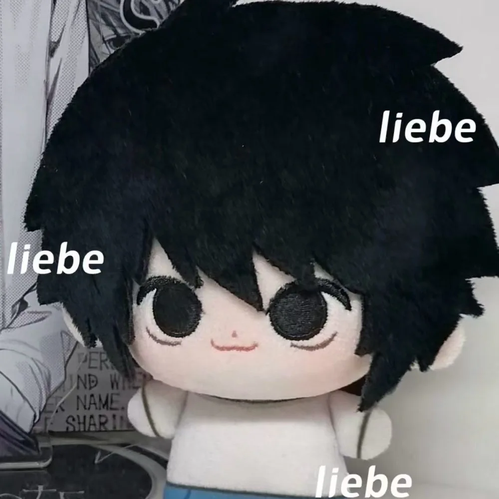 Anime DEATH NOTE L 10cm Printed Sea Urchin Cotton Doll Cute Plush Pendant Bag Charm Stuffed Toy