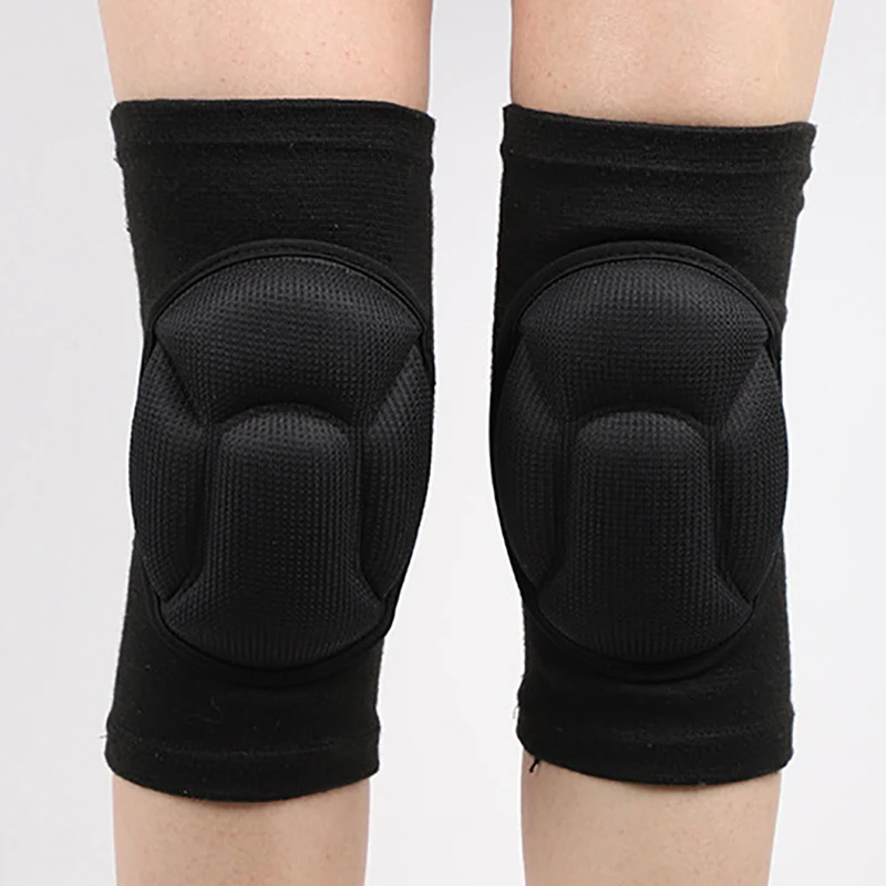 1 Pair Sports Thickening Knee Pads Volleyball Extreme Sports Kneepad Brace Support Dancing Anti collision Elastic Knee Protector