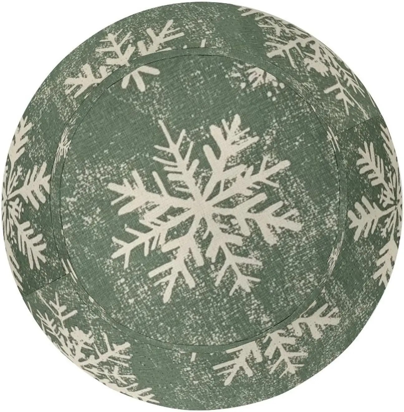 خمر صياد قبعة الأخضر/الأبيض ندفة الثلج الصيف دلو القبعات لطيف دلو القبعات في الهواء الطلق الصيف السفر المشي لمسافات طويلة الشتاء ندفة الثلج