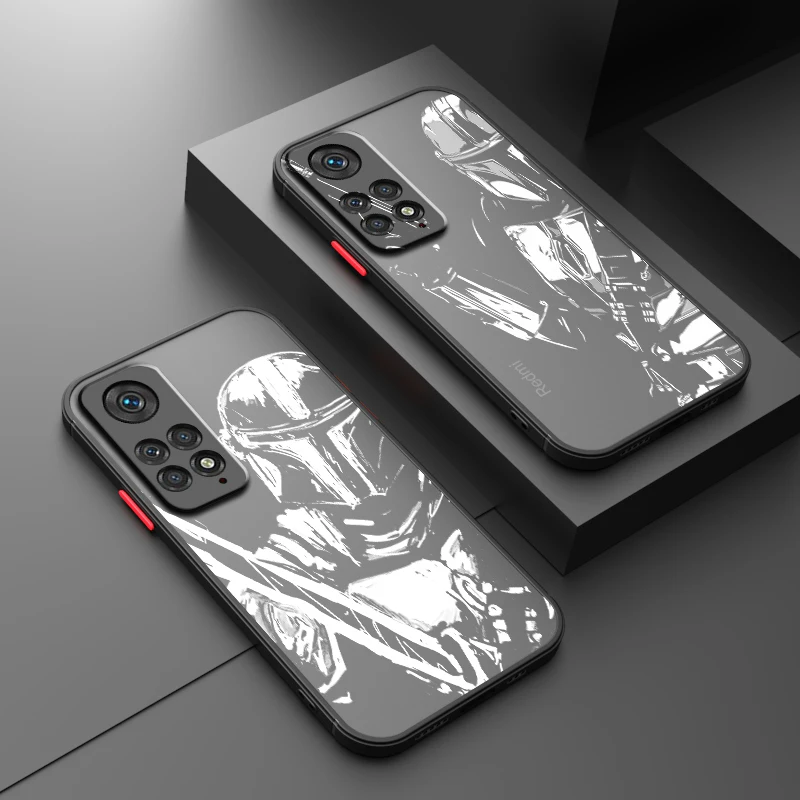 S-Star Wars Hero Cool Frosted Translucent For Redmi 8 8A 9A 9C 9AT 9 9T 10X 10A 10C 10 11A 12C 12 13C 5G Funda Phone Case