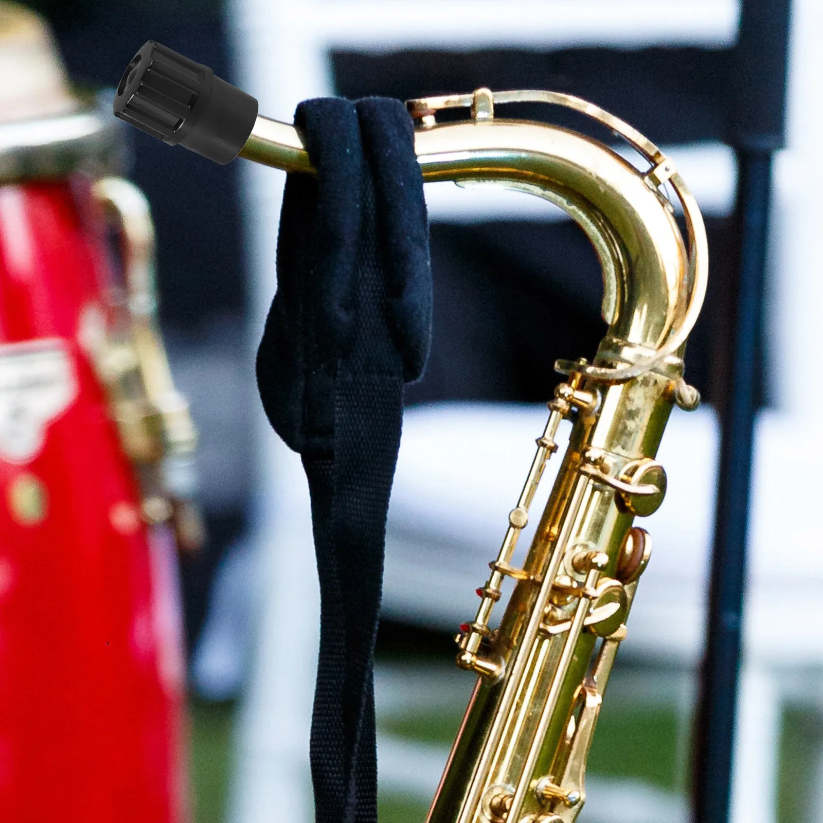 

2Pcs Tenor Saxophone Protective Caps Durable Plastic Material Effective Protection Easy Installation Multifunctional Design