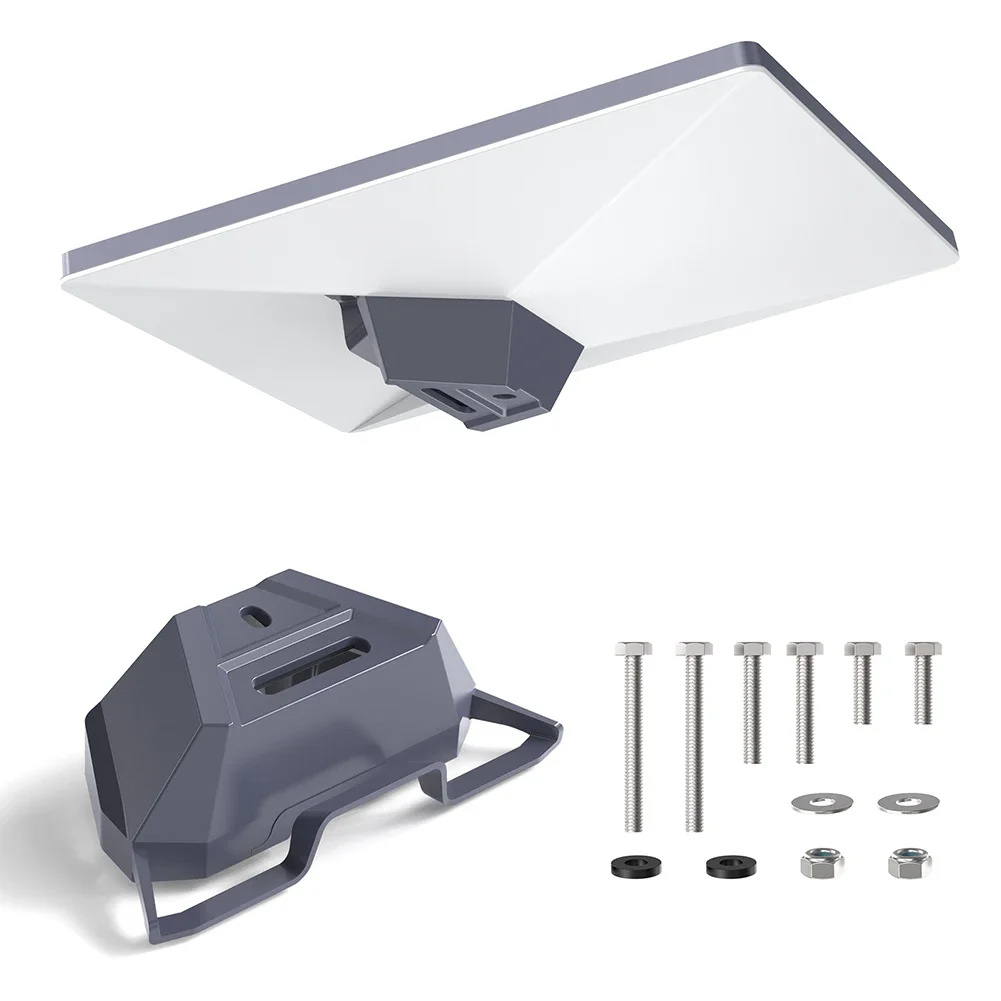 

For RV Roof For Car Roof Roof Antenna Mount Aluminum Alloy Antenna Roof Mount For Starlink System Cargo Carrier