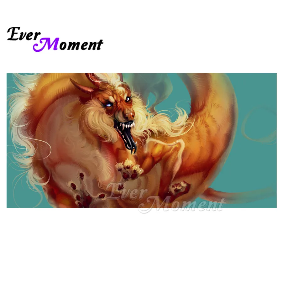 

Dragon Picture Of Rhinestone 5D DIY Ever Moment Diamond Painting Full Square Drill Diamond Embroidery Decoration Home ASF1752