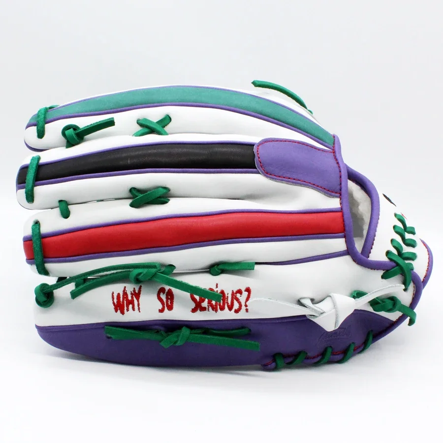 Custom Guantes De Beisbol Baseball Batting Gloves Pikachu Baseball Glove Left Handed Kip Leather view 4