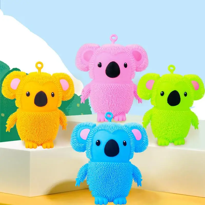 Knijpspeelgoed Dieren Koala Dier Zintuiglijk Stretch Fidget Speelgoed Knijp Zintuiglijk Speelgoed Oplichten Knijpspeelgoed Voor Kinderen