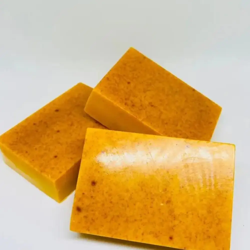 Turmeric & Kojic Acid Brightening Soap Turmeric Soap Lemon Soapkojic Acid Soap Ginger Hand-made Cold Soap Bath Soap