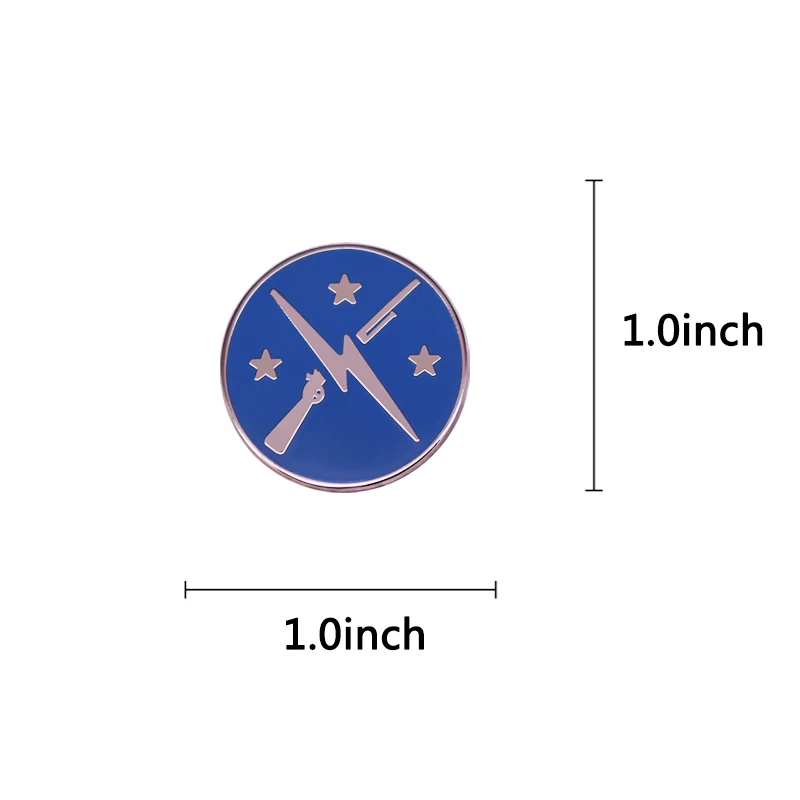 Mans Commonwealth Minutemen game enamel pin brooch badge Backpack Collar Pins Hat Jewelry accessories