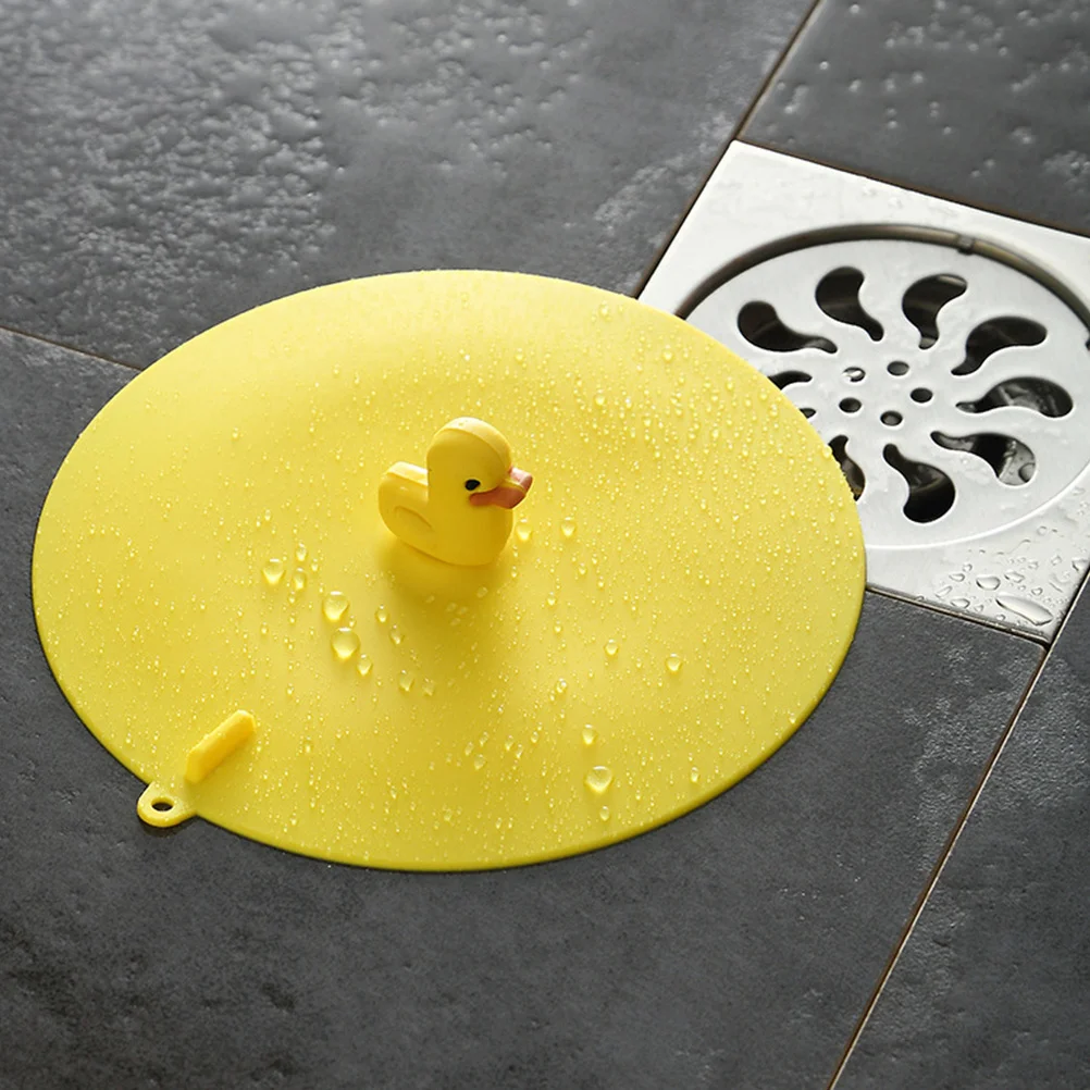 غطاء لبالوعة الأرضية من السيليكون، غطاء تصريف حوض الاستحمام المستدير، مصفاة شعر سهلة التنظيف، حامي حوض المطبخ والحمام #3