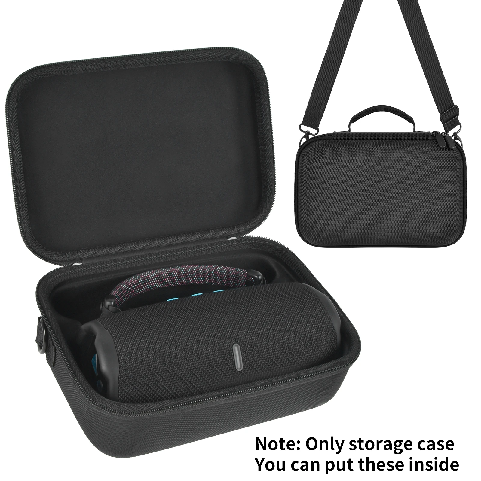 Funda de altavoz compatible con JBL Charge 6/ para altavoces Bluetooth Charge 5/4 impermeables. Bolsa de almacenamiento con hombro