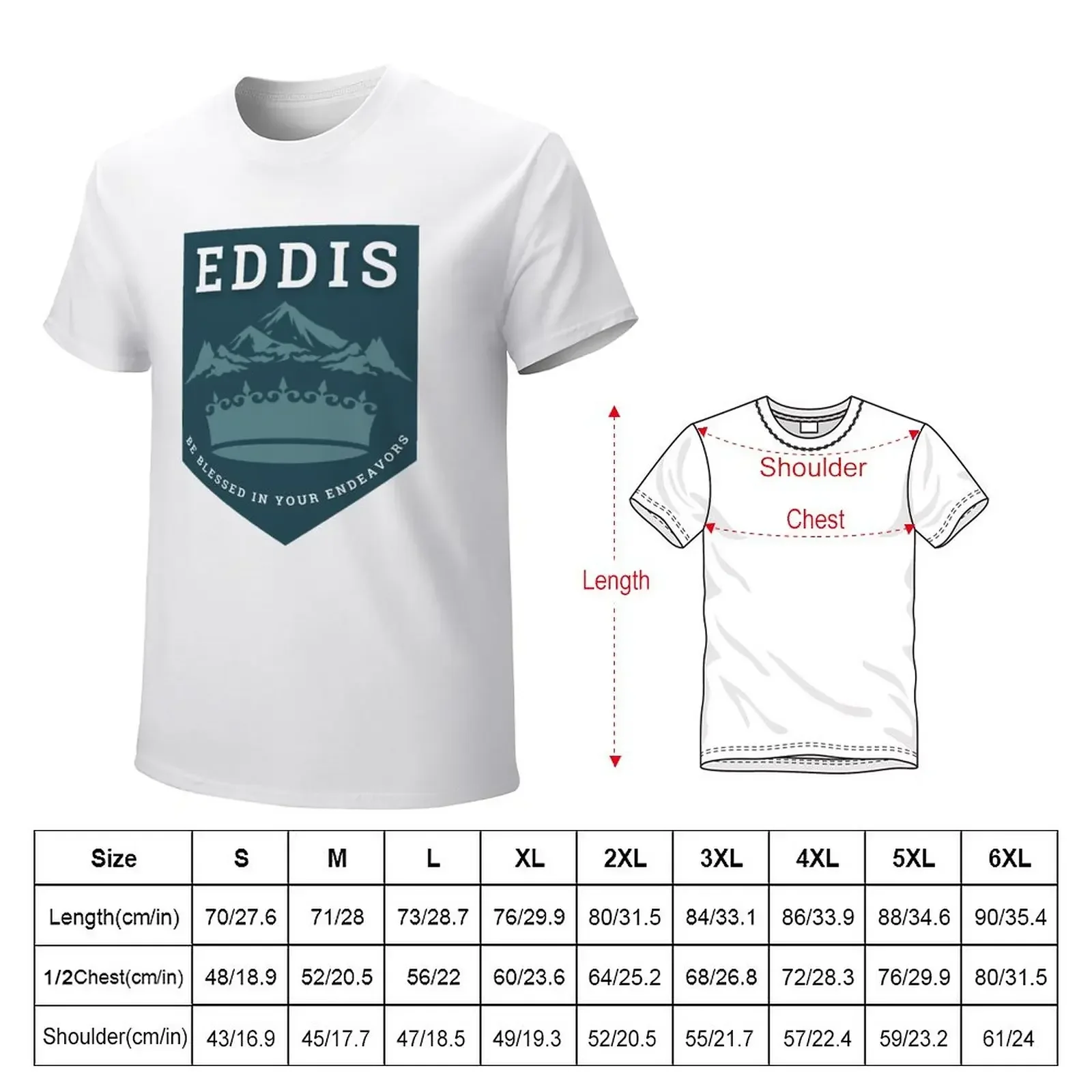 welcome to eddis, the queen's thief T-Shirt customs oversized mens cotton t shirts